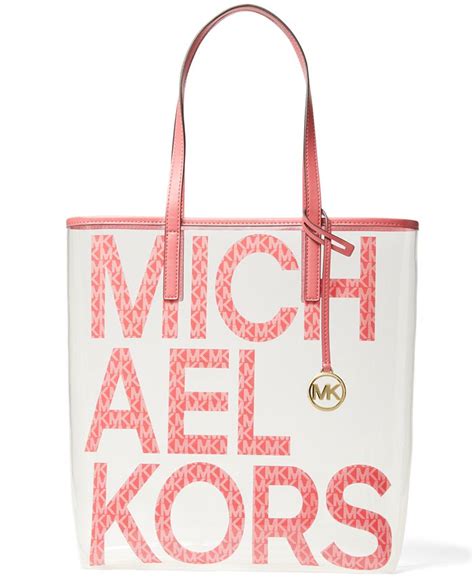 michael kors star tote bag|Michael Kors clear tote bags.